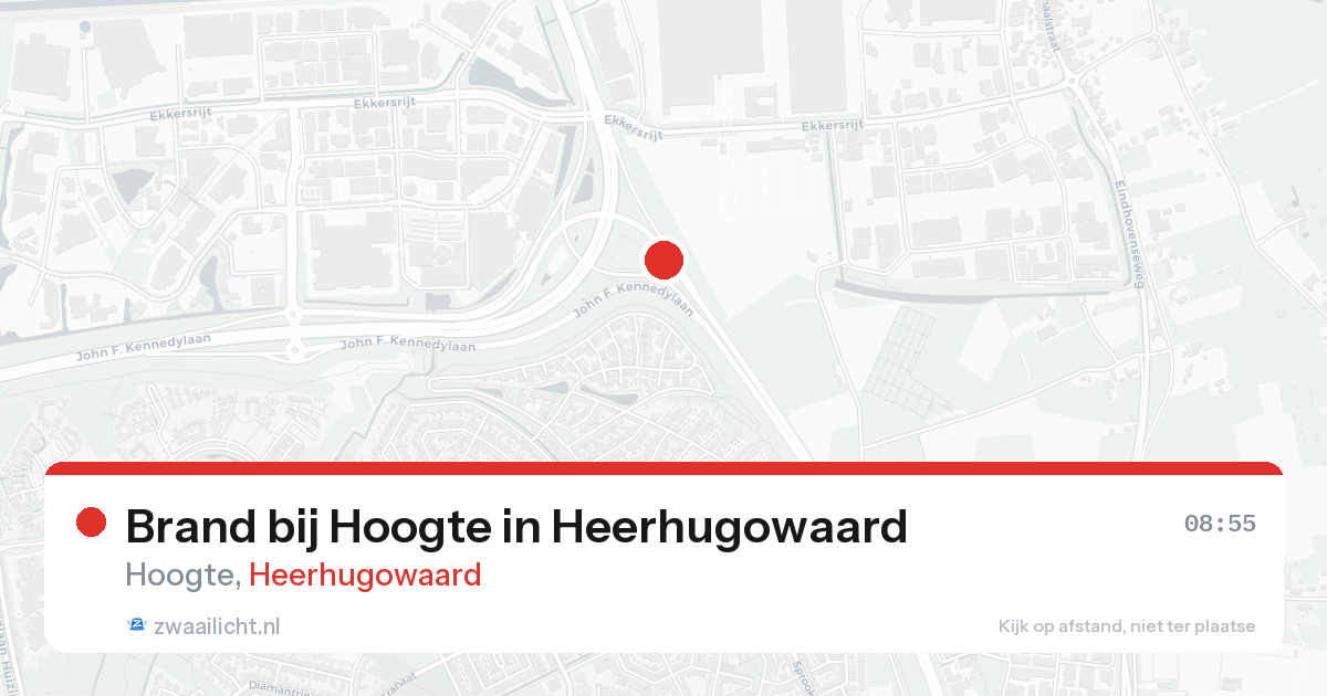 Brand bij Hoogte in Heerhugowaard — 24 aug 2026