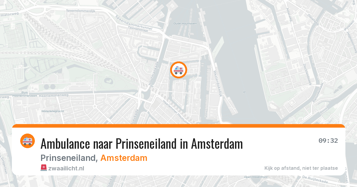 Ambulance naar Prinseneiland in Amsterdam — 22 apr 2026