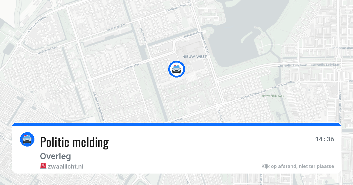 Politie melding — 3 jul 2026