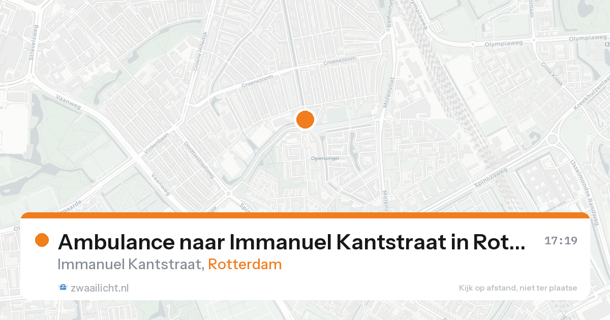 Ambulance naar Immanuel Kantstraat in Rotterdam — 30 jun 2026