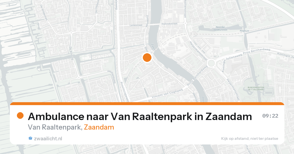 Ambulance naar Van Raaltenpark in Zaandam — 31 jan 2026