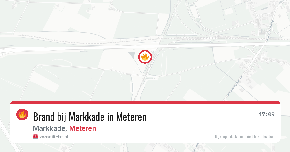 Brand bij Markkade in Meteren — 4 aug 2026