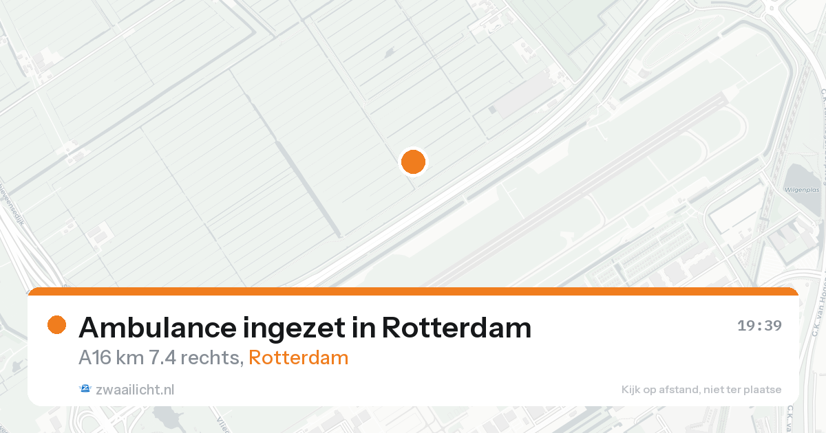Ambulance ingezet in Rotterdam — 16 aug 2026