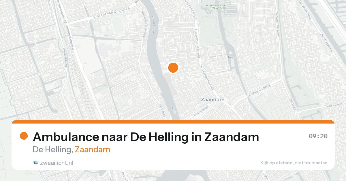 Ambulance naar De Helling in Zaandam — 7 feb 2026