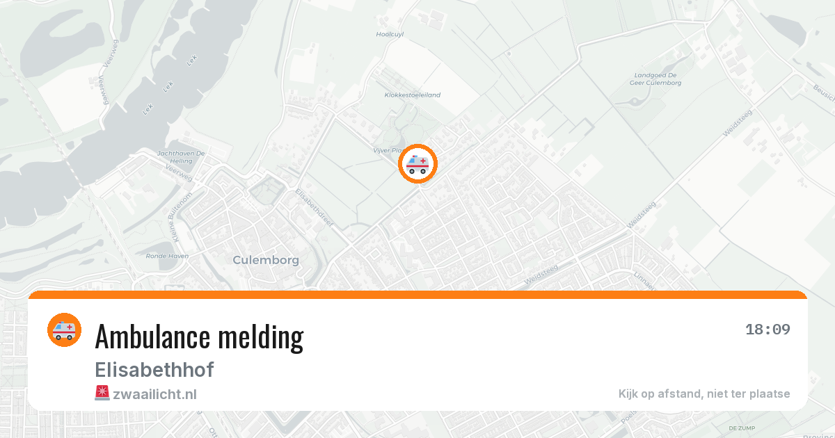 Ambulance melding — 8 feb 2026