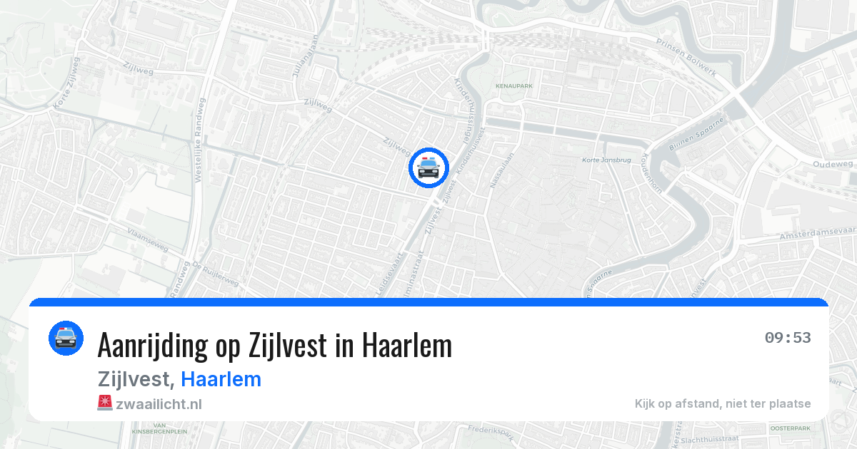 Aanrijding op Zijlvest in Haarlem — 4 mei 2026