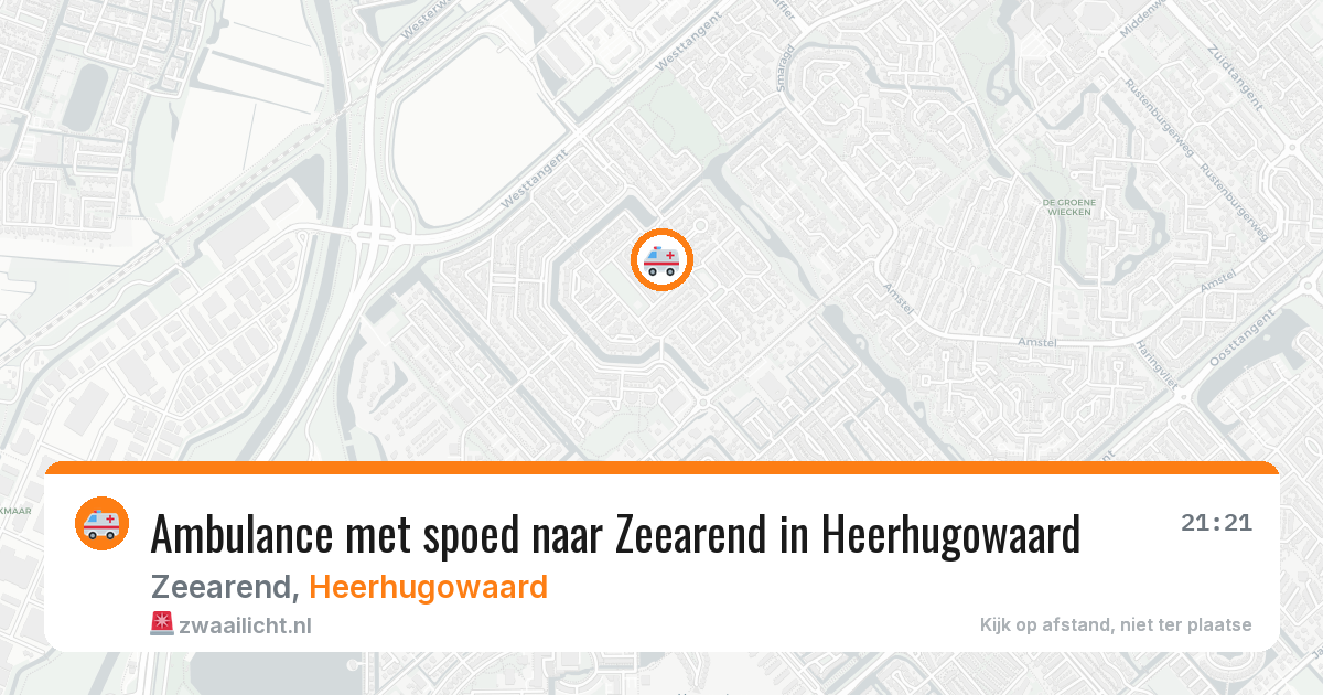 Ambulance met spoed naar Zeearend in Heerhugowaard — 10 jun 2026