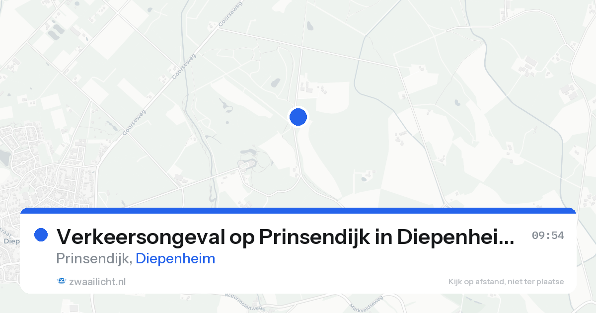 Verkeersongeval op Prinsendijk in Diepenheim — 13 aug 2026