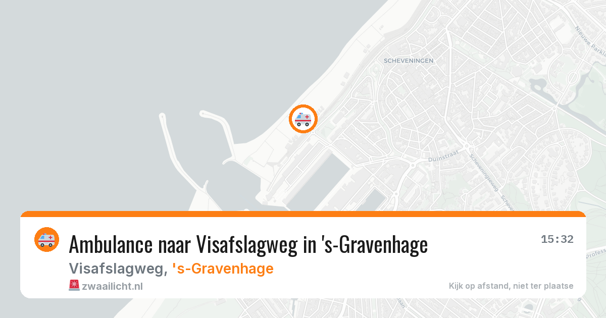 Ambulance naar Visafslagweg in 's-Gravenhage — 20 jun 2026