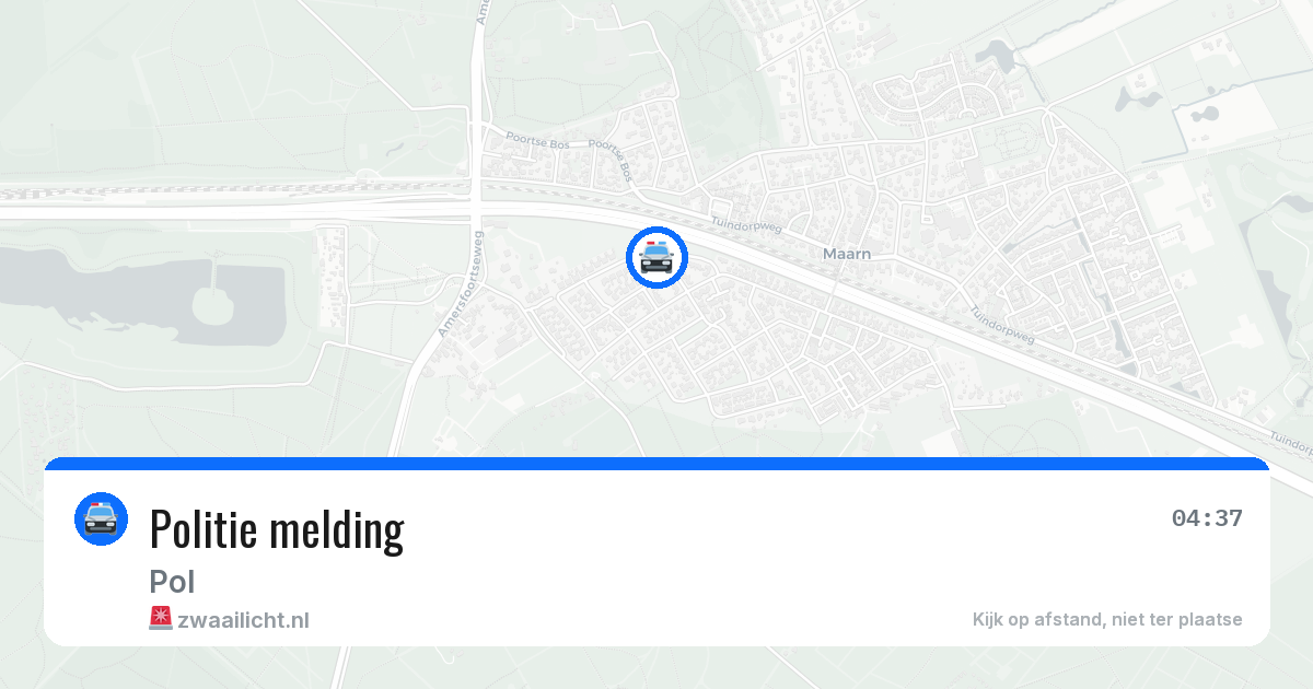Politie melding — 16 apr 2026