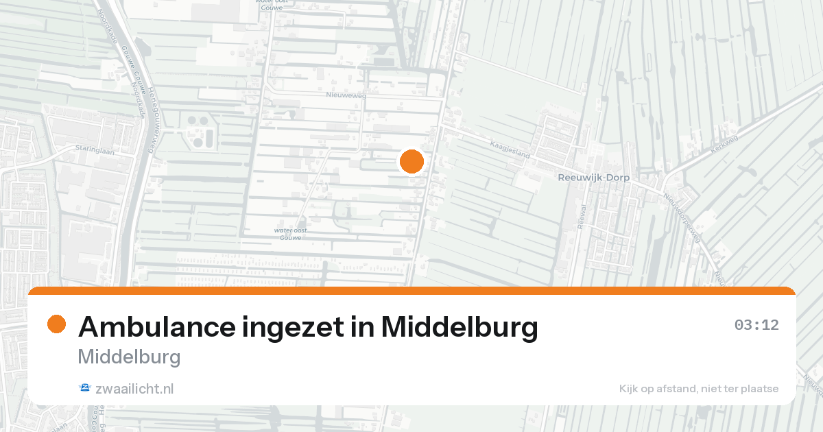 Ambulance ingezet in Middelburg — 8 feb 2026