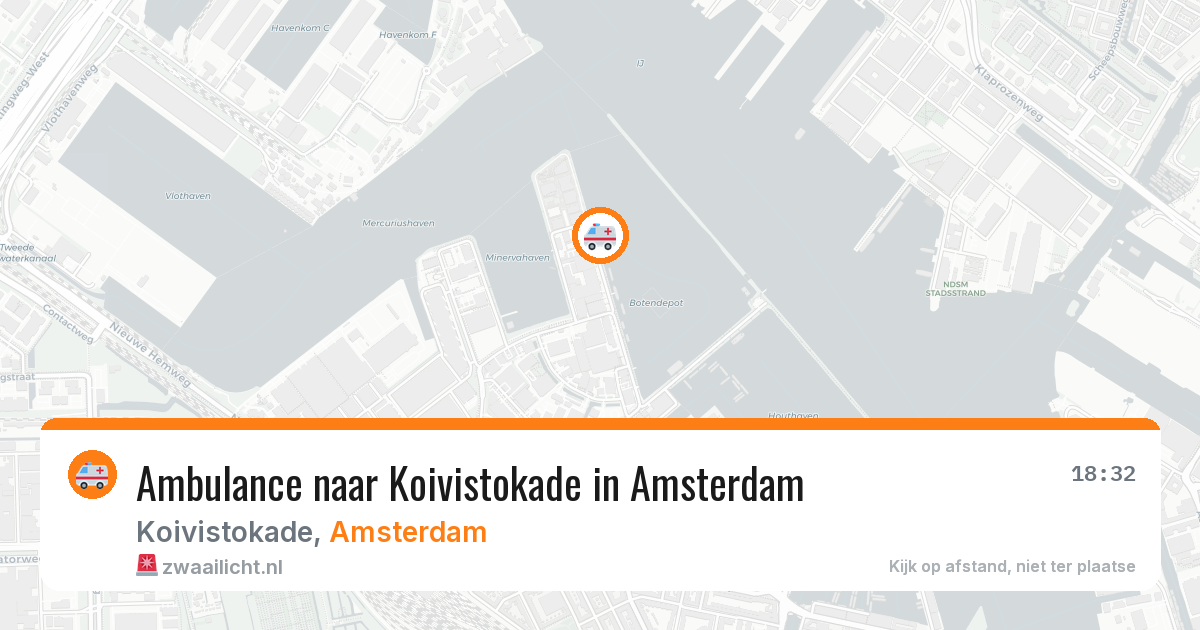Ambulance naar Koivistokade in Amsterdam — 1 mrt 2026