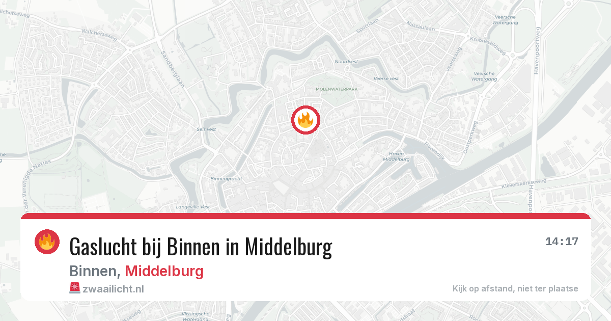 Gaslucht bij Binnen in Middelburg — 12 feb 2026