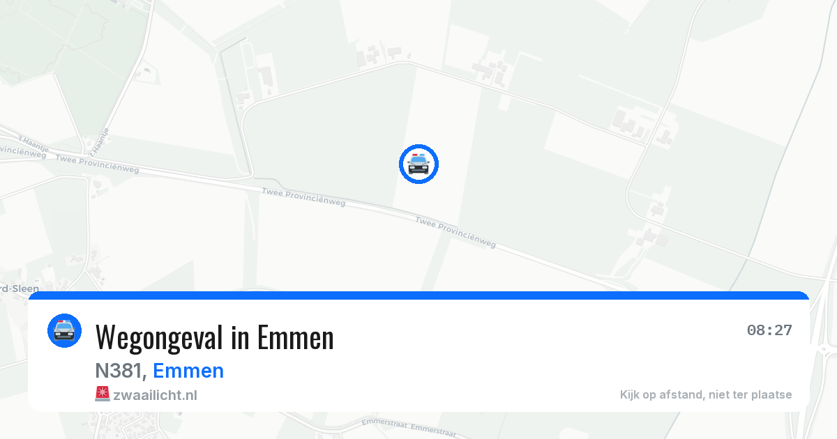 Wegongeval in Emmen — 27 jan 2026