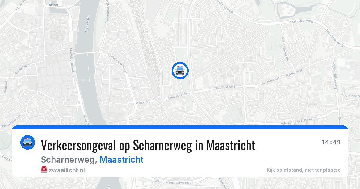 Verkeersongeval op Scharnerweg in Maastricht — 17 jan 2026