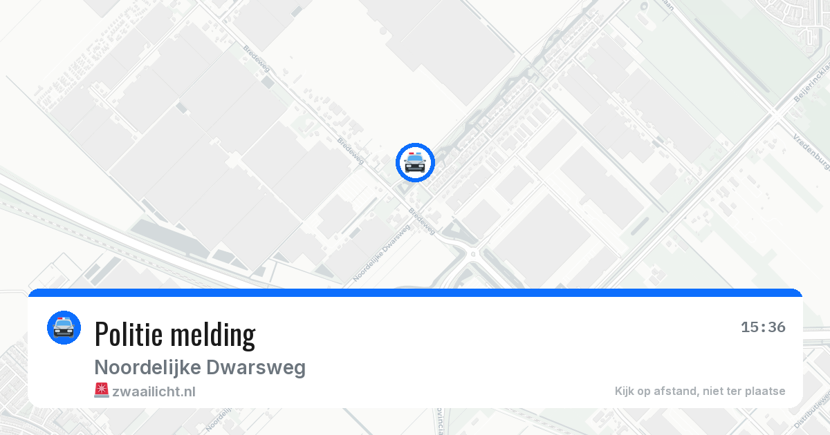 Politie melding — 29 jun 2026