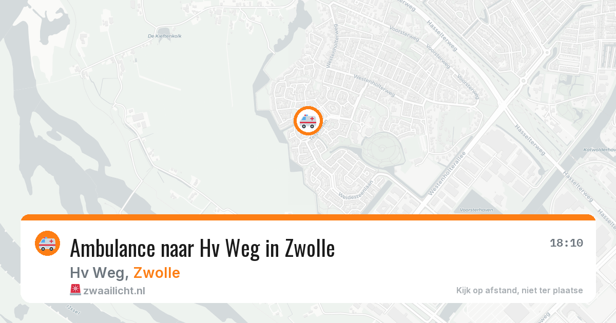 Ambulance naar Hv Weg in Zwolle — 26 mei 2026