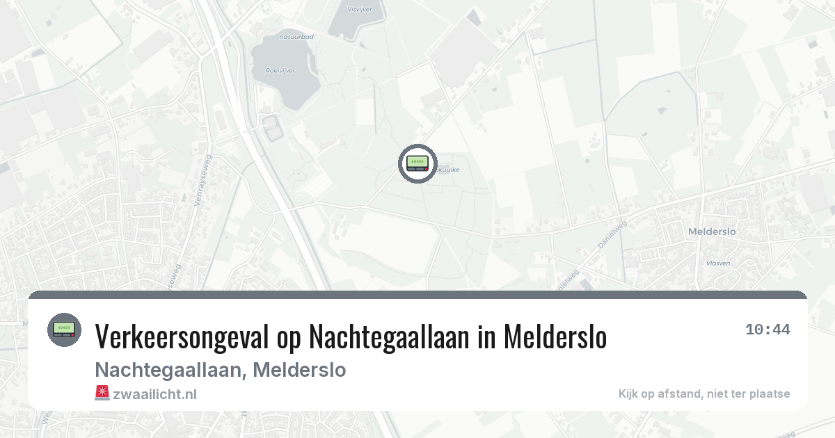 Verkeersongeval op Nachtegaallaan in Melderslo — 13 mei 2026