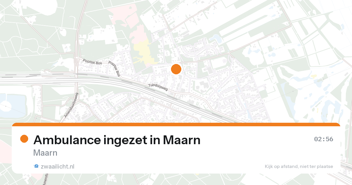 Ambulance ingezet in Maarn — 7 feb 2026