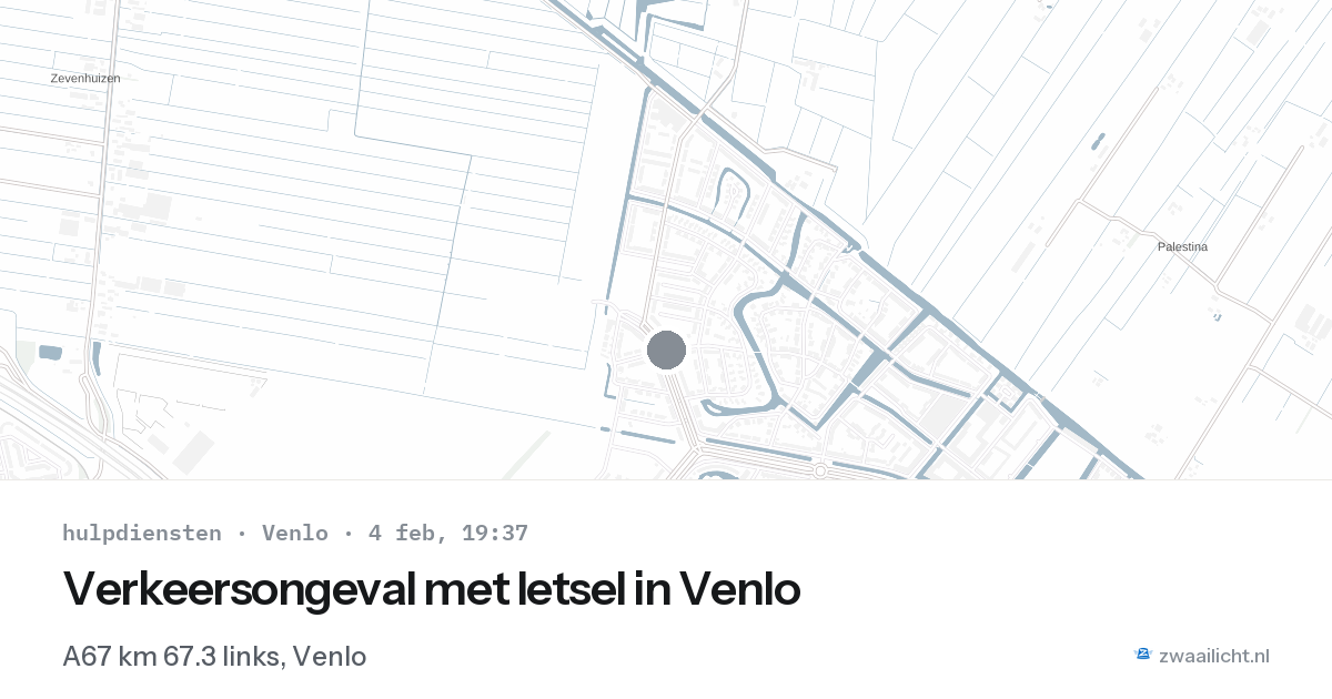 Verkeersongeval met letsel in Venlo — 4 feb 2026