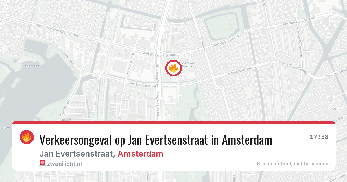 Verkeersongeval op Jan Evertsenstraat in Amsterdam — 29 jan 2026