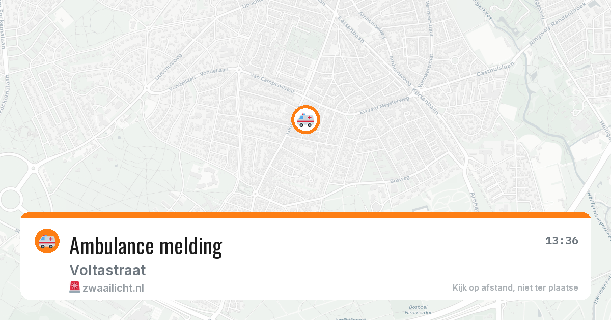 Ambulance melding — 9 feb 2026