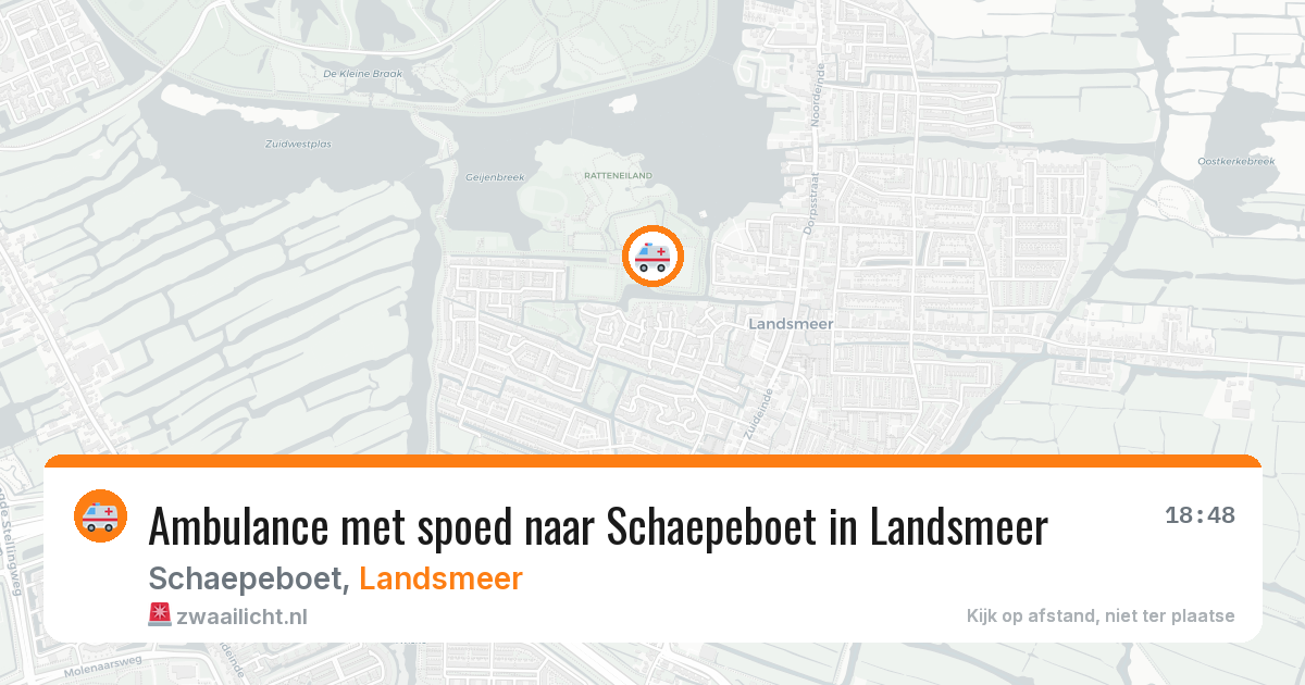 Ambulance met spoed naar Schaepeboet in Landsmeer — 5 feb 2026
