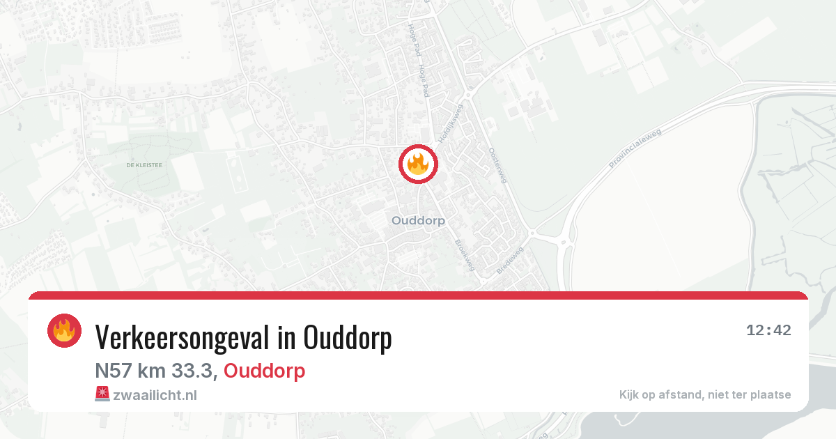 Verkeersongeval in Ouddorp — 31 jul 2026