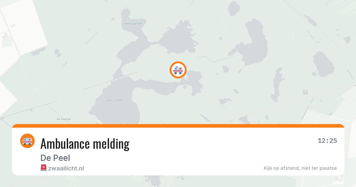 Ambulance melding — 4 jul 2026