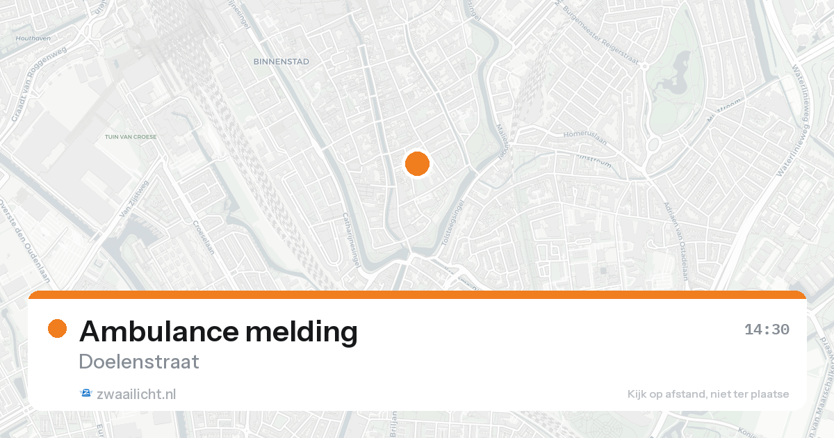Ambulance melding — 31 jan 2026