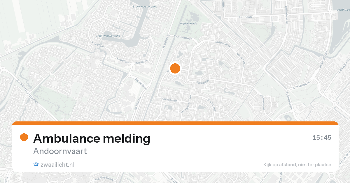 Ambulance melding — 30 jan 2026