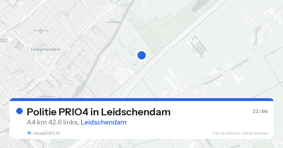 Politie PRIO4 in Leidschendam — 24 aug 2026 | 🚨 Zwaailicht.nl