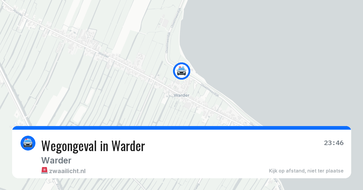 Wegongeval in Warder — 25 jun 2026