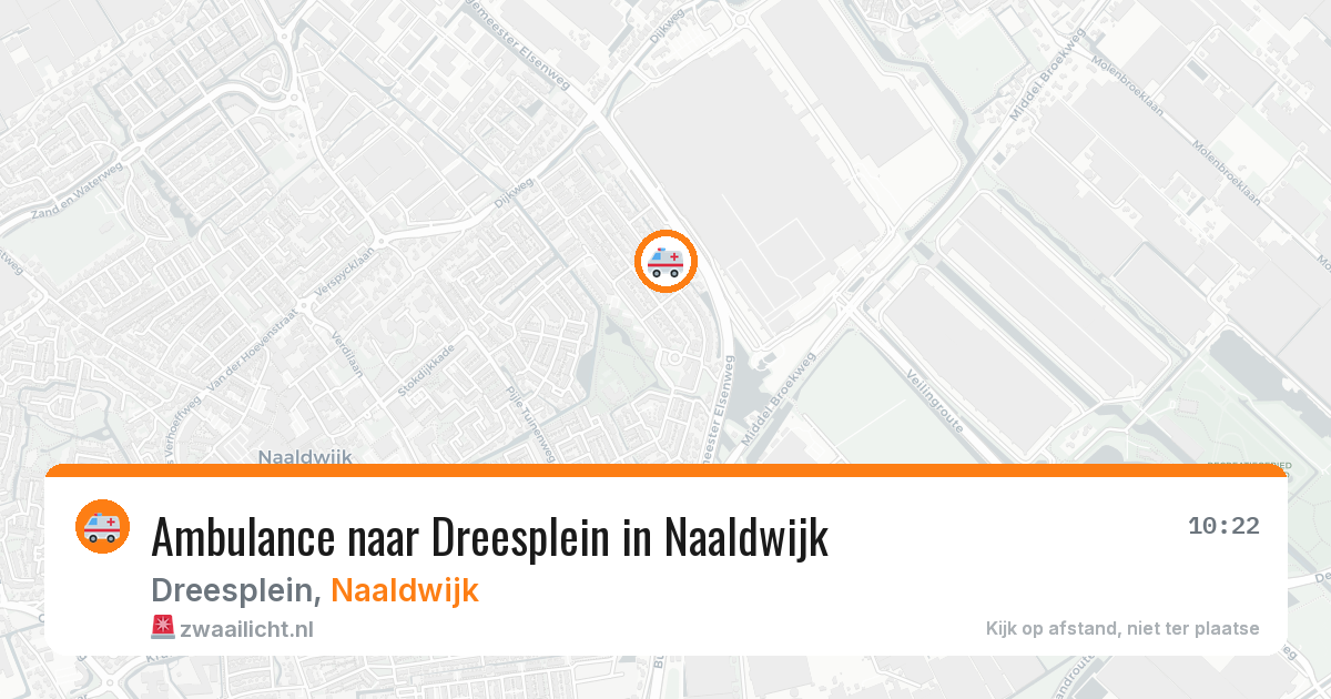 Ambulance naar Dreesplein in Naaldwijk — 30 mrt 2026