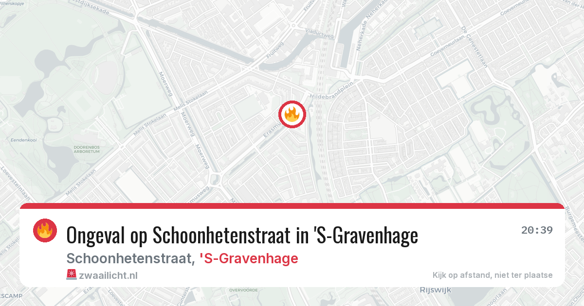 Ongeval op Schoonhetenstraat in 'S-Gravenhage — 26 jun 2026