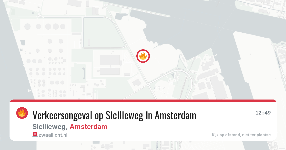 Verkeersongeval op Sicilieweg in Amsterdam — 22 mei 2026