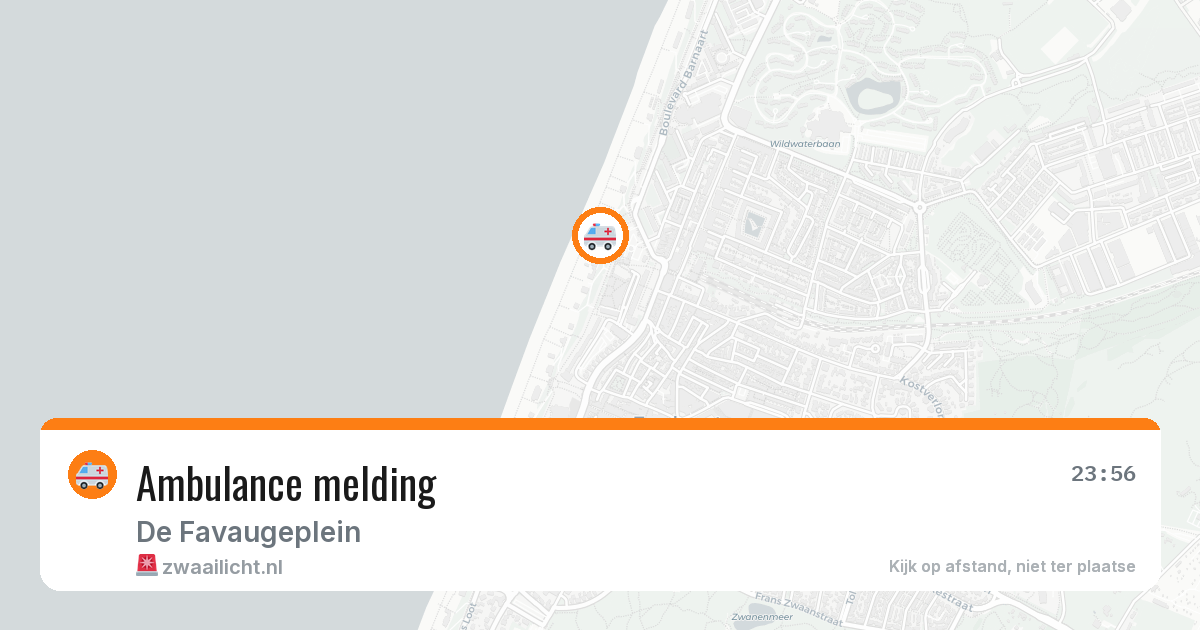 Ambulance melding — 29 apr 2026