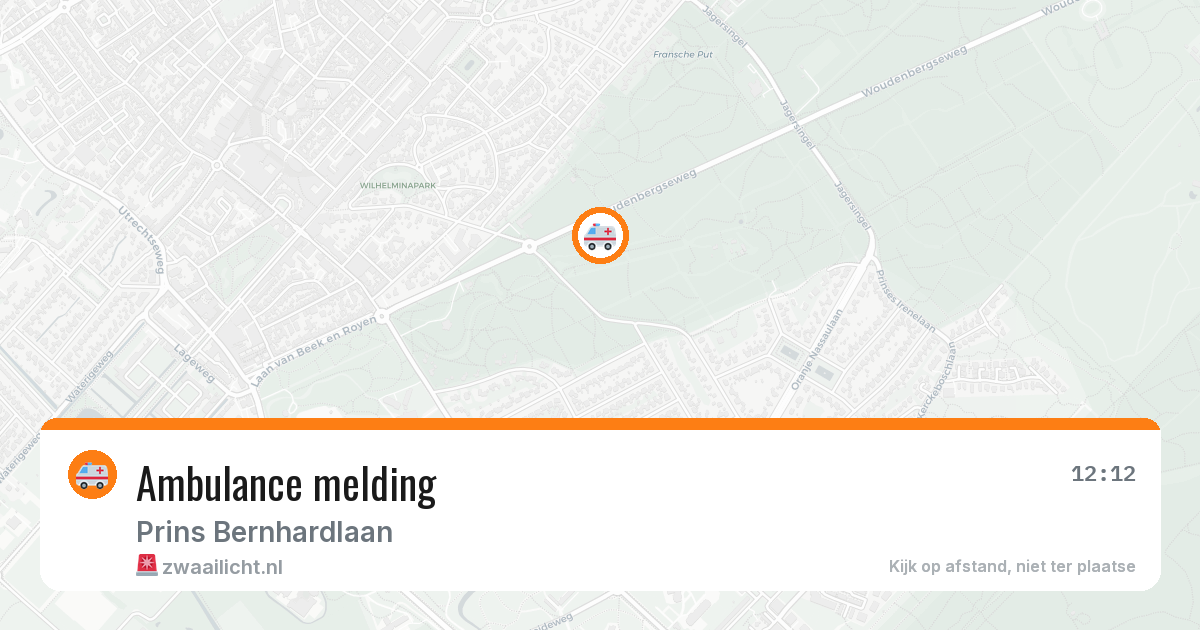 Ambulance melding — 1 apr 2026