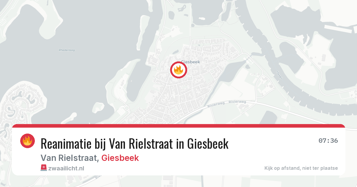 Reanimatie bij Van Rielstraat in Giesbeek — 11 mei 2026