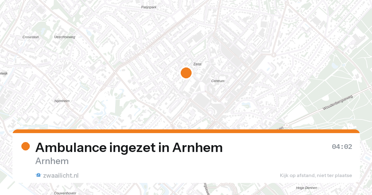 Ambulance ingezet in Arnhem — 7 feb 2026