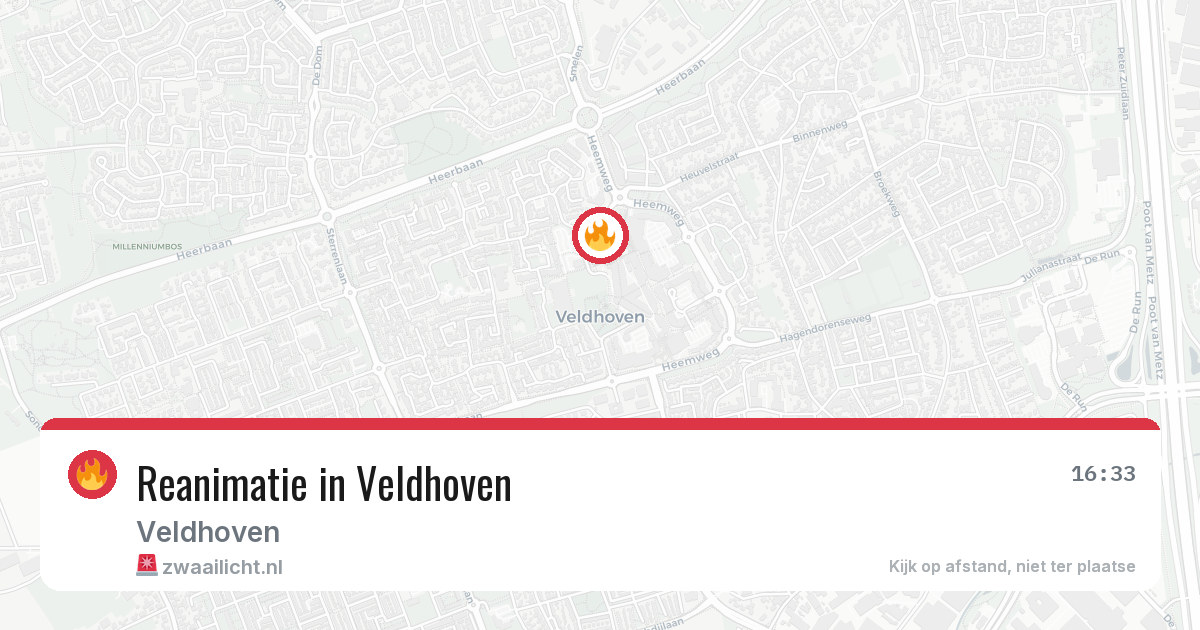 Reanimatie in Veldhoven — 22 jun 2026