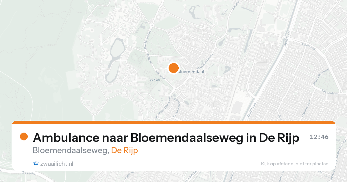 Ambulance naar Bloemendaalseweg in De Rijp — 30 mei 2026