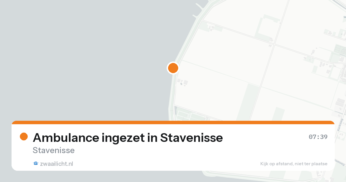 Ambulance ingezet in Stavenisse — 21 aug 2026