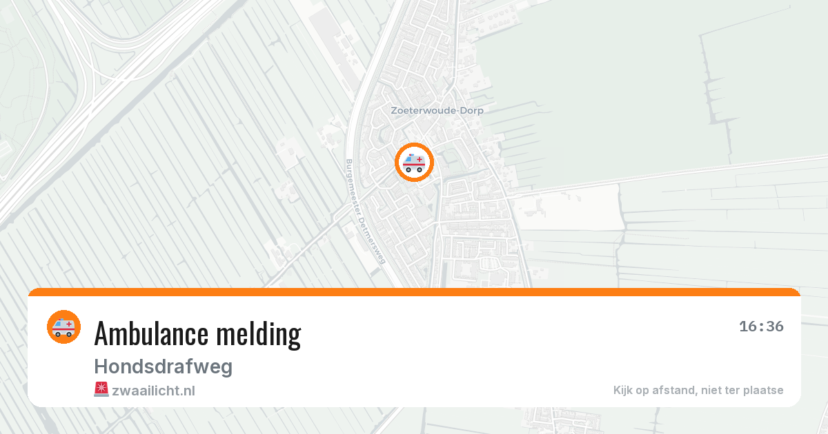 Ambulance melding — 22 apr 2026