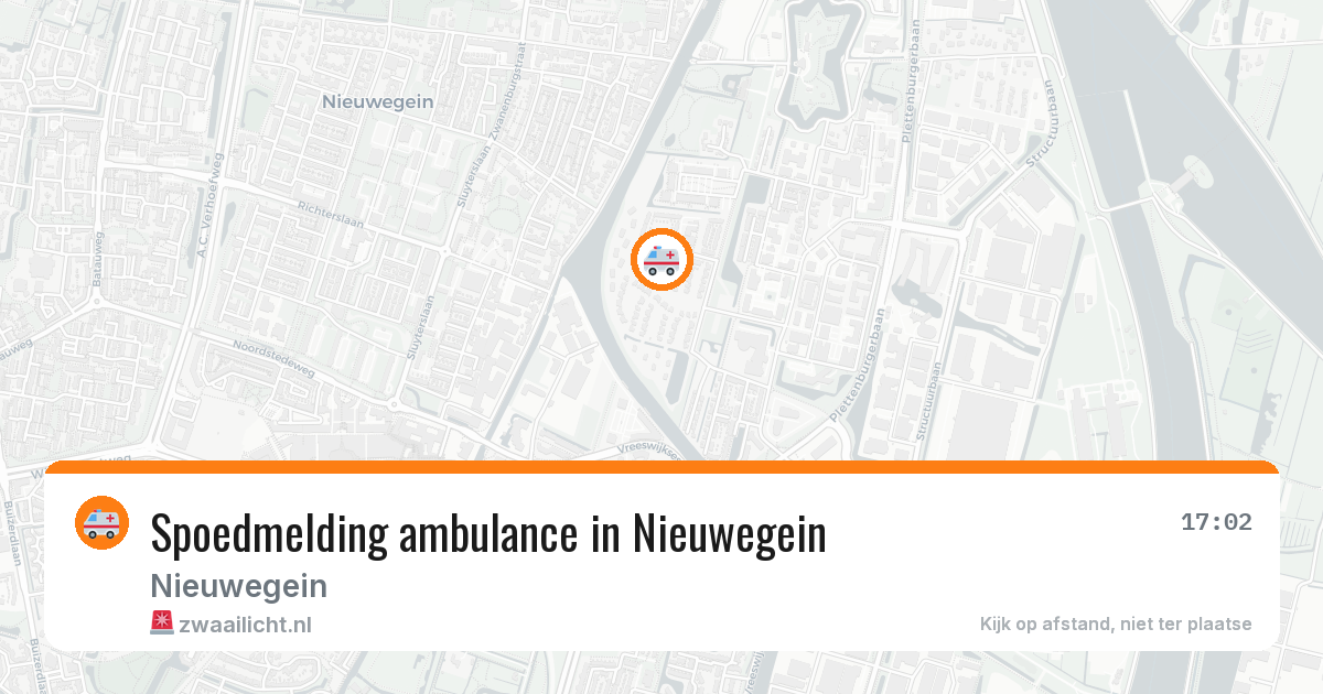 Spoedmelding ambulance in Nieuwegein — 10 aug 2026