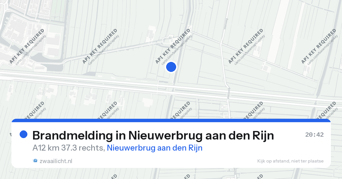 Brandmelding in Nieuwerbrug aan den Rijn — 25 aug 2026