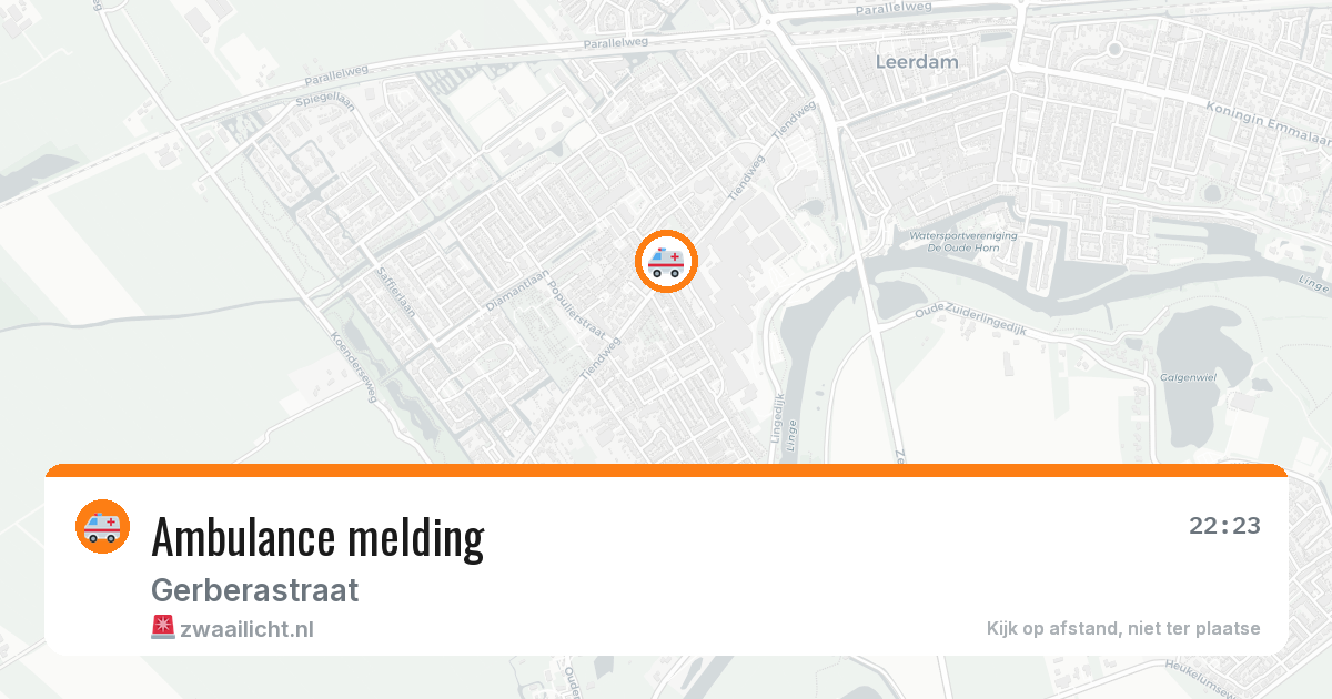 Ambulance melding — 16 apr 2026