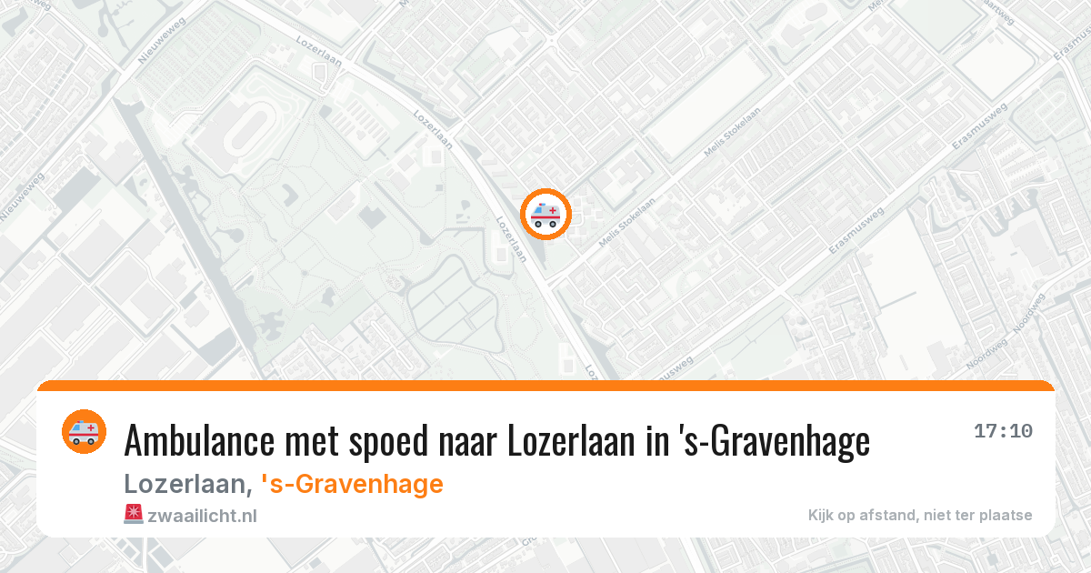 Ambulance met spoed naar Lozerlaan in 's-Gravenhage — 14 apr 2026