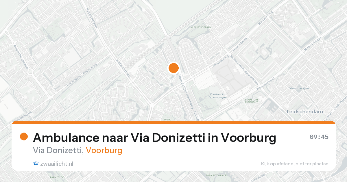Ambulance naar Via Donizetti in Voorburg — 8 feb 2026