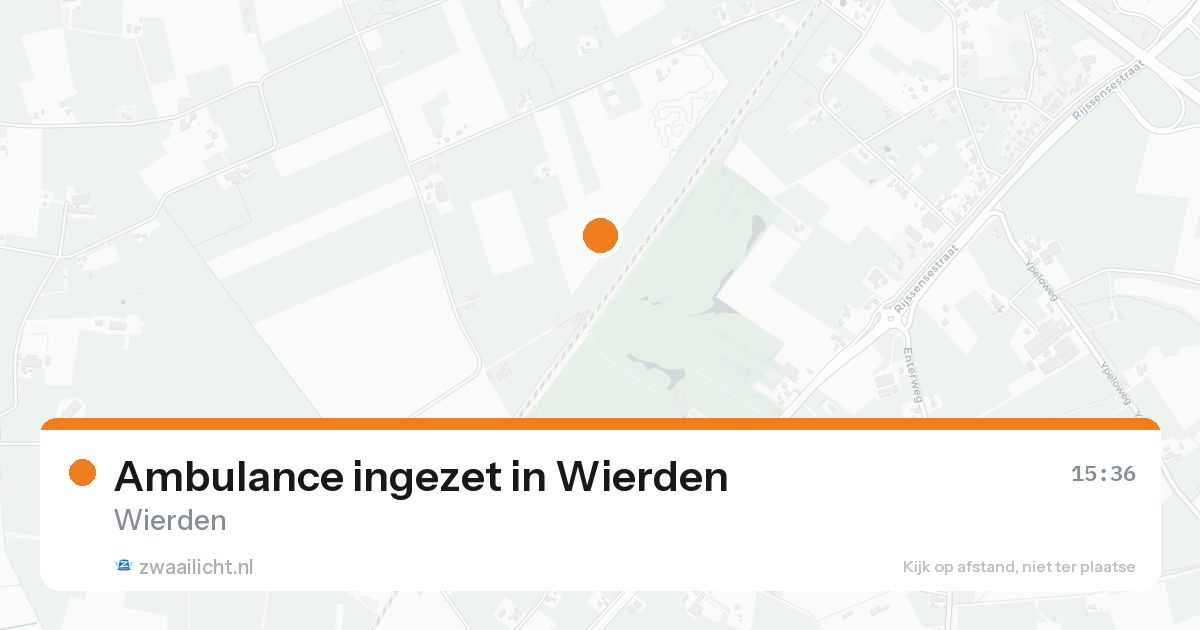 Ambulance ingezet in Wierden — 23 aug 2026